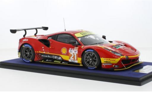 Modelauto Ferrari 488 GTE EVO No.21 AF Corse 24h Le Mans 2023 1/18 Look Smart