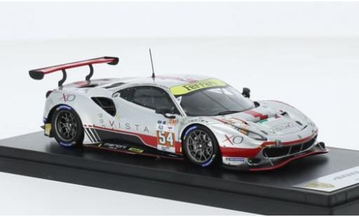 Modelauto Ferrari 488 GTE EVO No.54 AF Corse 24h Le Mans 2023 1/43 Look Smart