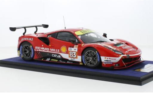 Modelauto Ferrari 488 GTE EVO No.83 Richard Mille AF Corse 24h Le Mans 2023 1/18 Look Smart