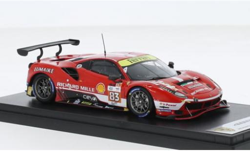 Modelauto Ferrari 488 GTE EVO No.83 Richard Mille AF Corse 24h Le Mans 2023 1/43 Look Smart