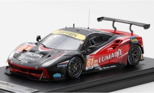 Modelauto Ferrari 488 GTE No.61 Clearwater Racing Lumaike 24h Le Mans 2019 M.Griffin/M.Cressoni/L.Perez-Companc 1/43 Look Smart