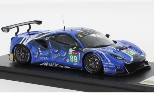 Modelauto Ferrari 488 GTE No.89 Risi Competizione GTC 24h Le Mans 2019 P.Derani/O.Jarvis/J.Gounon 1/43 Look Smart