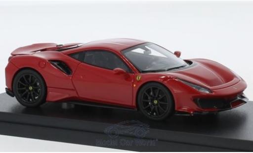 Modelauto Ferrari 488 Pista rood 1/43 Look Smart