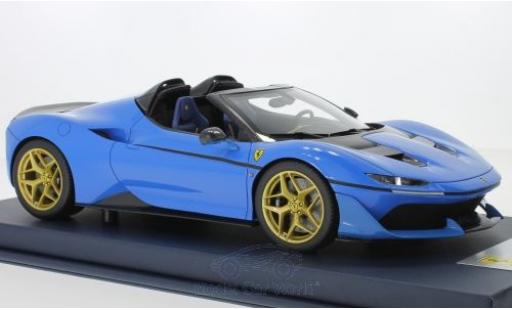 Modelauto Ferrari J50 Roadster blauw 2016 1/18 Look Smart