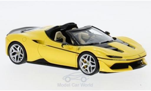 Modelauto Ferrari J50 Roadster metallic geel 2016 1/43 Look Smart