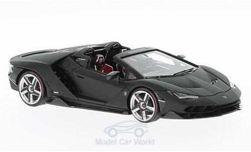 Modelauto Lamborghini Centenario Roadster mat-zwart 1/43 Look Smart