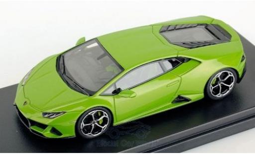 Modelauto Lamborghini Huracan Evo metallic groen 2019 1/43 Look Smart