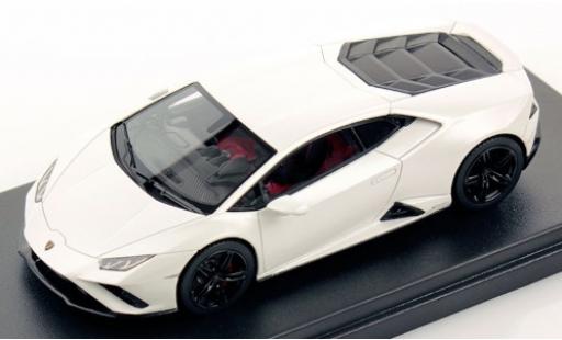Modelauto Lamborghini Huracan Evo RWD mat-wit 1/43 Look Smart