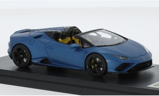Modelauto Lamborghini Huracan Evo RWD Spyder mat-blauw 2019 1/43 Look Smart