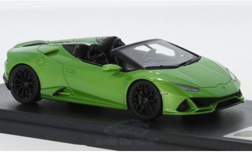 Modelauto Lamborghini Huracan Evo Spyder groen 1/43 Look Smart