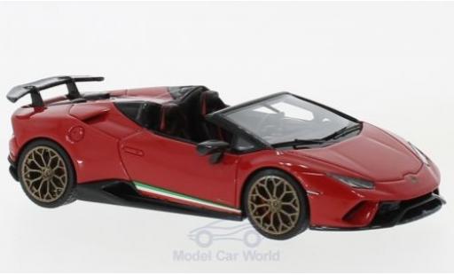 Modelauto Lamborghini Huracan Performante Spyder rood 1/43 Look Smart