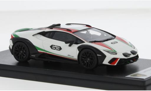 Modelauto Lamborghini Huracan Sterrato wit/Dekor 2022 1/43 Look Smart