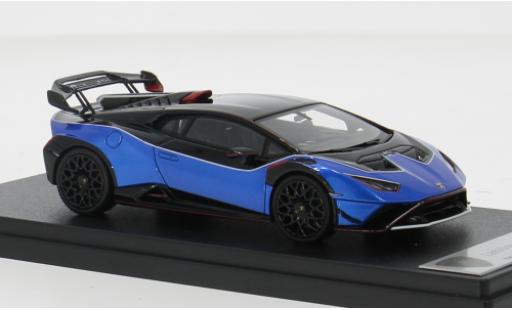 Modelauto Lamborghini Huracan Base STJ blauw 1/43 Look Smart