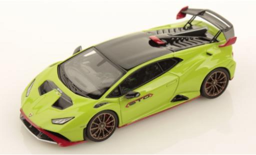 Modelauto Lamborghini Huracan STO groen/rood 2021 1/43 Look Smart