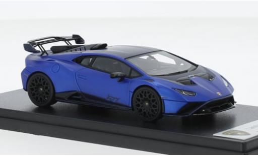 Modelauto Lamborghini Huracan STO mat-blauw 2022 1/43 Look Smart