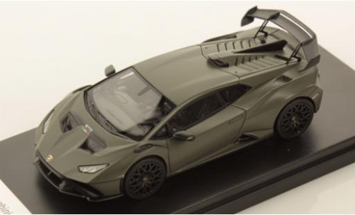 Modelauto Lamborghini Huracan STO mat-olijfgroen 2021 1/43 Look Smart