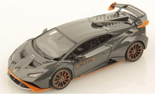 Modelauto Lamborghini Huracan STO metallic grijs/metallic oranje 1/43 Look Smart