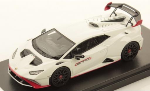 Modelauto Lamborghini Huracan STO wit/rood 1/43 Look Smart