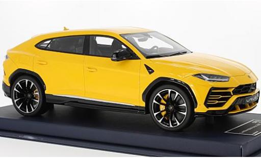 Modelauto Lamborghini Urus Base geel 2017 1/43 Look Smart