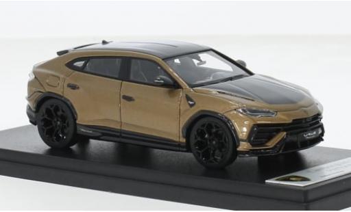 Modelauto Lamborghini Urus Performante metallic bruin/carbon 2022 1/43 Look Smart