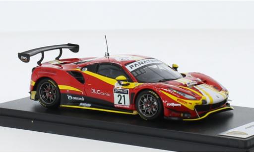 Modelauto Ferrari 488 GT3 EVO No.21 AF Corse 24h Spa 2022 1/43 Look Smart