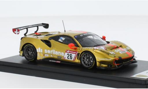 Modelauto Ferrari 488 GT3 EVO No.26 octane126 24h Nuerburgring 2022 1/43 Look Smart