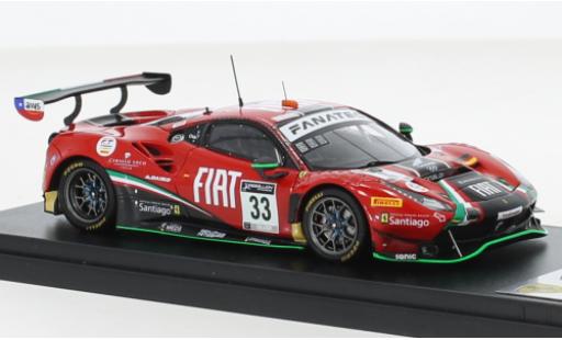 Modelauto Ferrari 488 GT3 EVO No.33 Rinaldi Racing 24h Spa 2021 1/43 Look Smart
