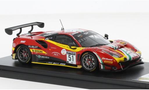 Modelauto Ferrari 488 GT3 EVO No.51 AF Corse 24h Spa 2020 1/43 Look Smart