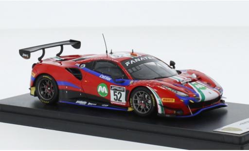 Modelauto Ferrari 488 GT3 EVO No.52 AF Corse 24h Spa 2022 1/43 Look Smart