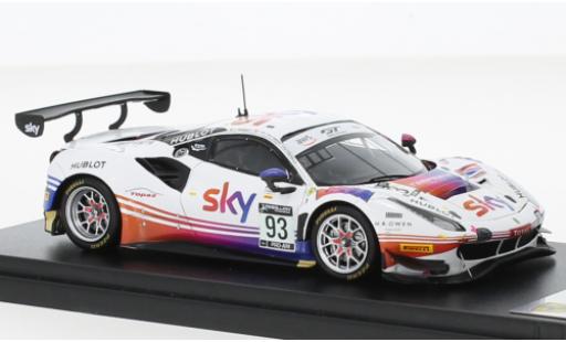 Modelauto Ferrari 488 GT3 EVO No.93 SKY - Tempesta Racing 24h Spa 2020 1/43 Look Smart