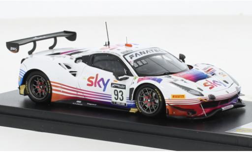 Modelauto Ferrari 488 GT3 EVO No.93 SKY - Tempesta Racing 24h Spa 2021 1/43 Look Smart