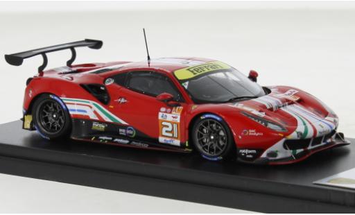 Modelauto Ferrari 488 GTE EVO No.21 AF Corse 24h Le Mans 2022 1/43 Look Smart