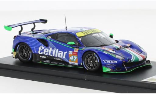 Modelauto Ferrari 488 GTE EVO No.47 Cetilar Racing 24h Le Mans 2021 1/43 Look Smart