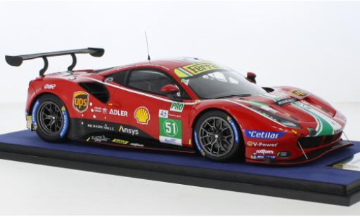 Modelauto Ferrari 488 GTE EVO No.51 AF Corse 24h Le Mans 2021 1/18 Look Smart