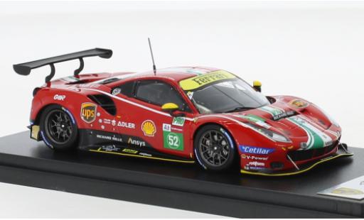 Modelauto Ferrari 488 GTE EVO No.52 AF Corse 24h Le Mans 2021 1/43 Look Smart