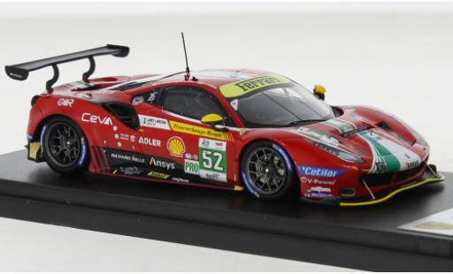 Modelauto Ferrari 488 GTE EVO No.52 AF Corse 24h Le Mans 2022 1/43 Look Smart