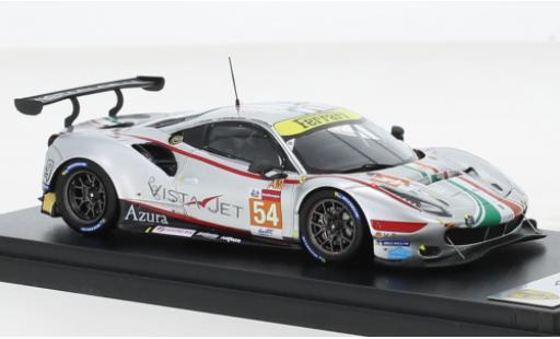 Modelauto Ferrari 488 GTE EVO No.54 AF Corse 24h Le Mans 2021 1/43 Look Smart