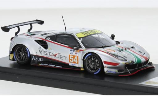 Modelauto Ferrari 488 GTE EVO No.54 AF Corse 24h Le Mans 2022 1/43 Look Smart
