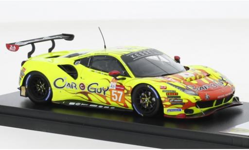 Modelauto Ferrari 488 GTE EVO No.57 Kessel Racing 24h Le Mans 2021 1/18 Look Smart