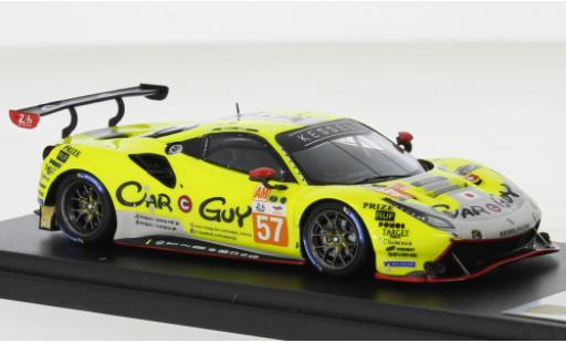 Modelauto Ferrari 488 GTE EVO No.57 Kessel Racing 24h Le Mans 2022 1/43 Look Smart
