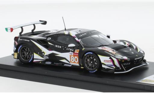 Modelauto Ferrari 488 GTE EVO No.80 Iron Lynx 24h Le Mans 2021 1/43 Look Smart
