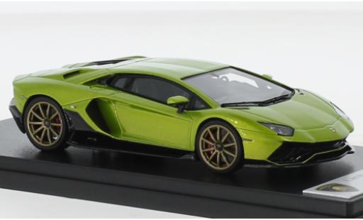 Modelauto Lamborghini Aventador Ultimae 780-4 metallic groen 1/43 Look Smart