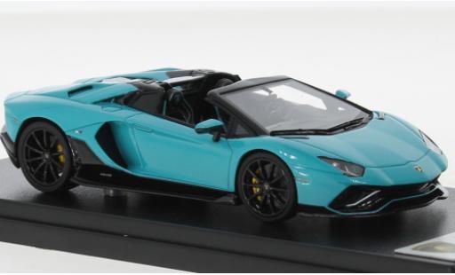 Modelauto Lamborghini Aventador Ultimae Roadster LP 780-4 turquoise 2021 1/43 Look Smart