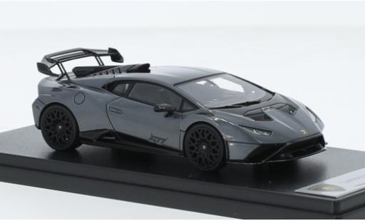 Modelauto Lamborghini Huracan STO metallic grijs 2022 1/43 Look Smart
