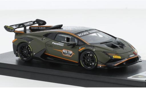Modelauto Lamborghini Huracan Evo Trofeo EVO2 mat-olijfgroen 1/43 Look Smart