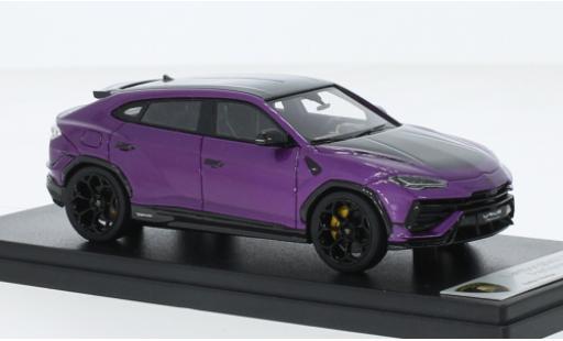 Modelauto Lamborghini Urus Performante metallic paars/carbon 2022 1/43 Look Smart