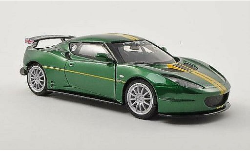 Lotus Evora GT4 1/24 Motormax groen/geel modelauto