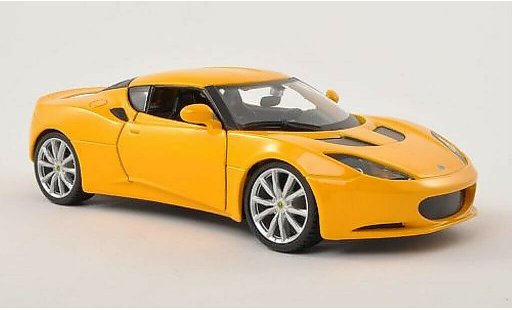 Lotus Evora S 1/24 Burago IPS geel modelauto