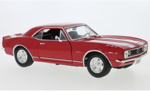 Modelauto Chevrolet Camaro Z28 rood/wit 1967 1/18 Lucky Die Cast