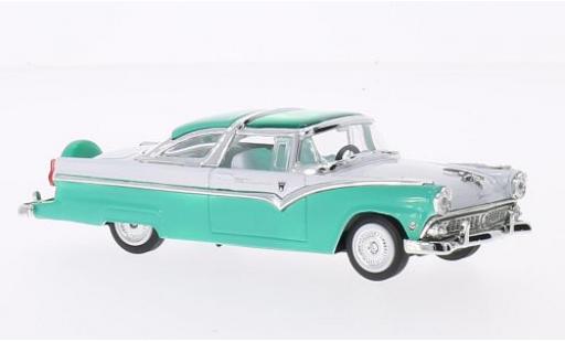 Modelauto Ford Crown Victoria groen/wit 1955 sans Vitrine 1/43 Lucky Die Cast